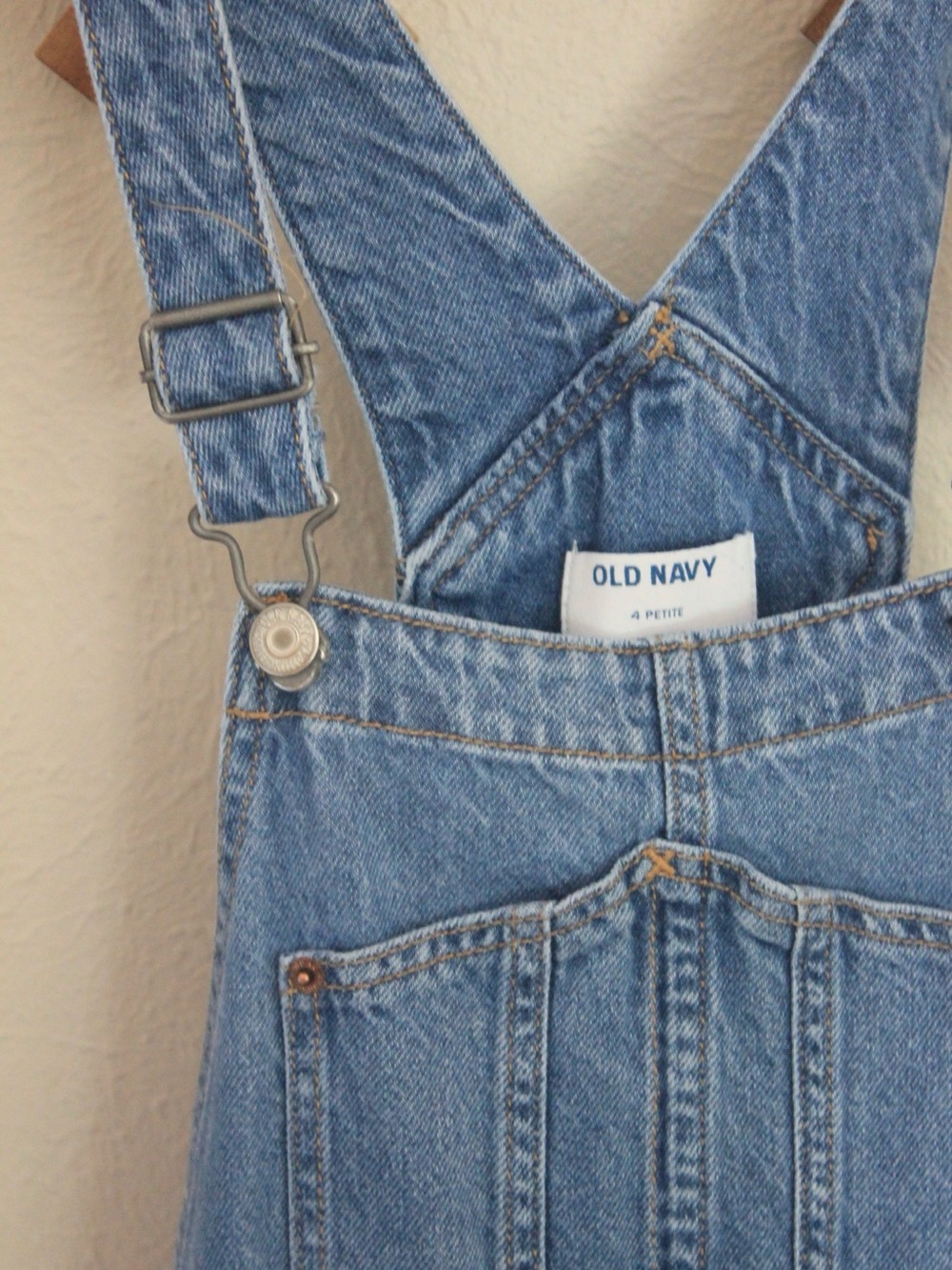 Old Navy Blue Denim Women’s Overalls - Picture 3 of 3
